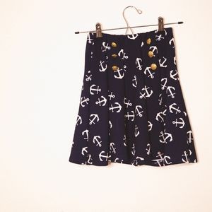 Rue21 anchor sailor skirt